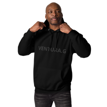 Load image into Gallery viewer, Black on Black Hoodie.
