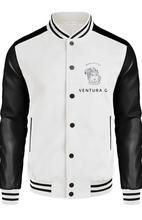 Load image into Gallery viewer, Leather Sleeve Varsity Jackets   (unisex)
